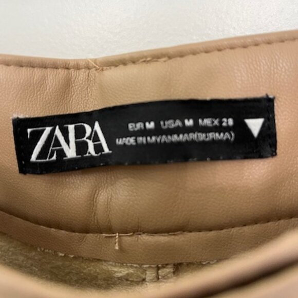 High Waist Faux Leather Trousers - Picture 4 of 4